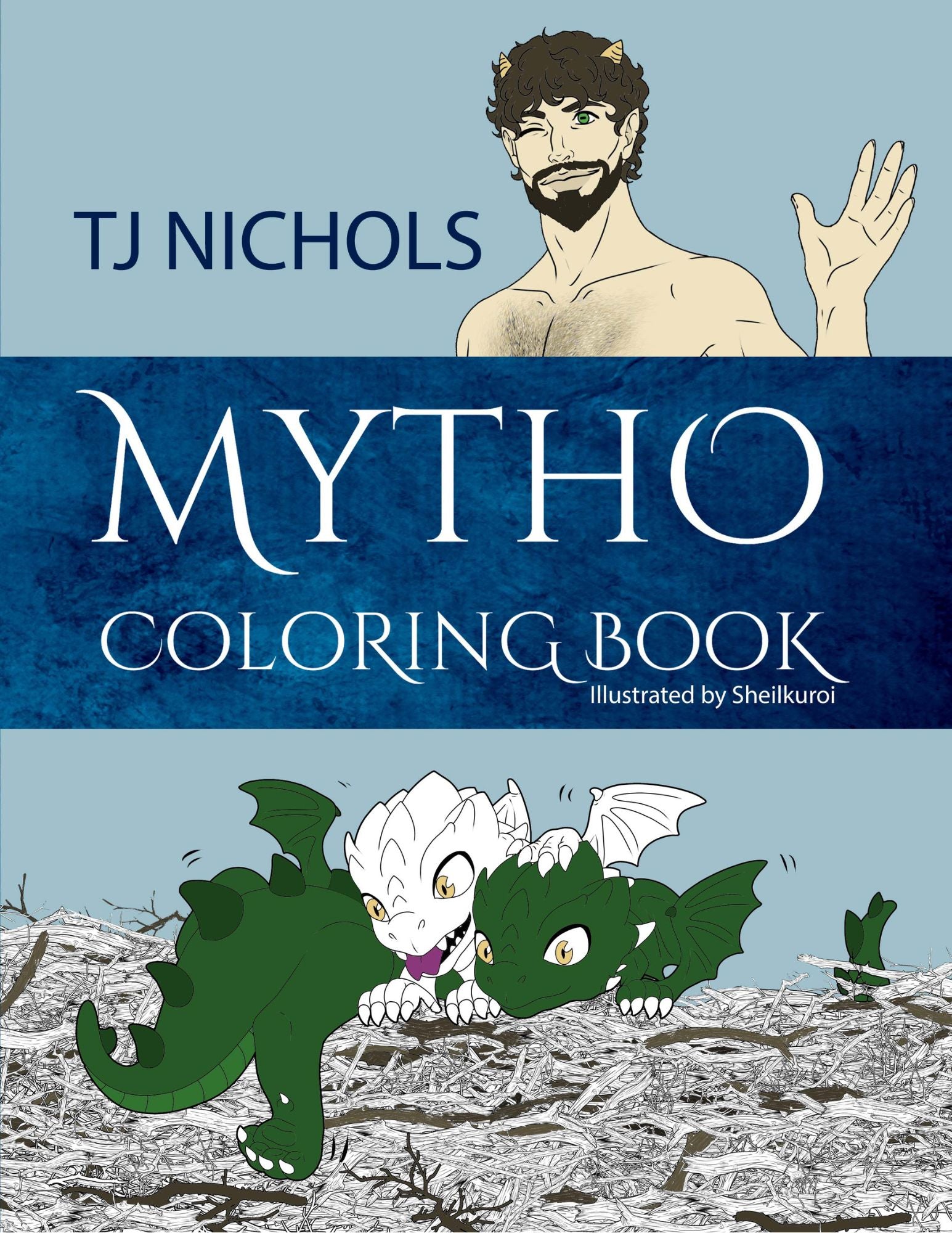 gay romance coloring book mythology